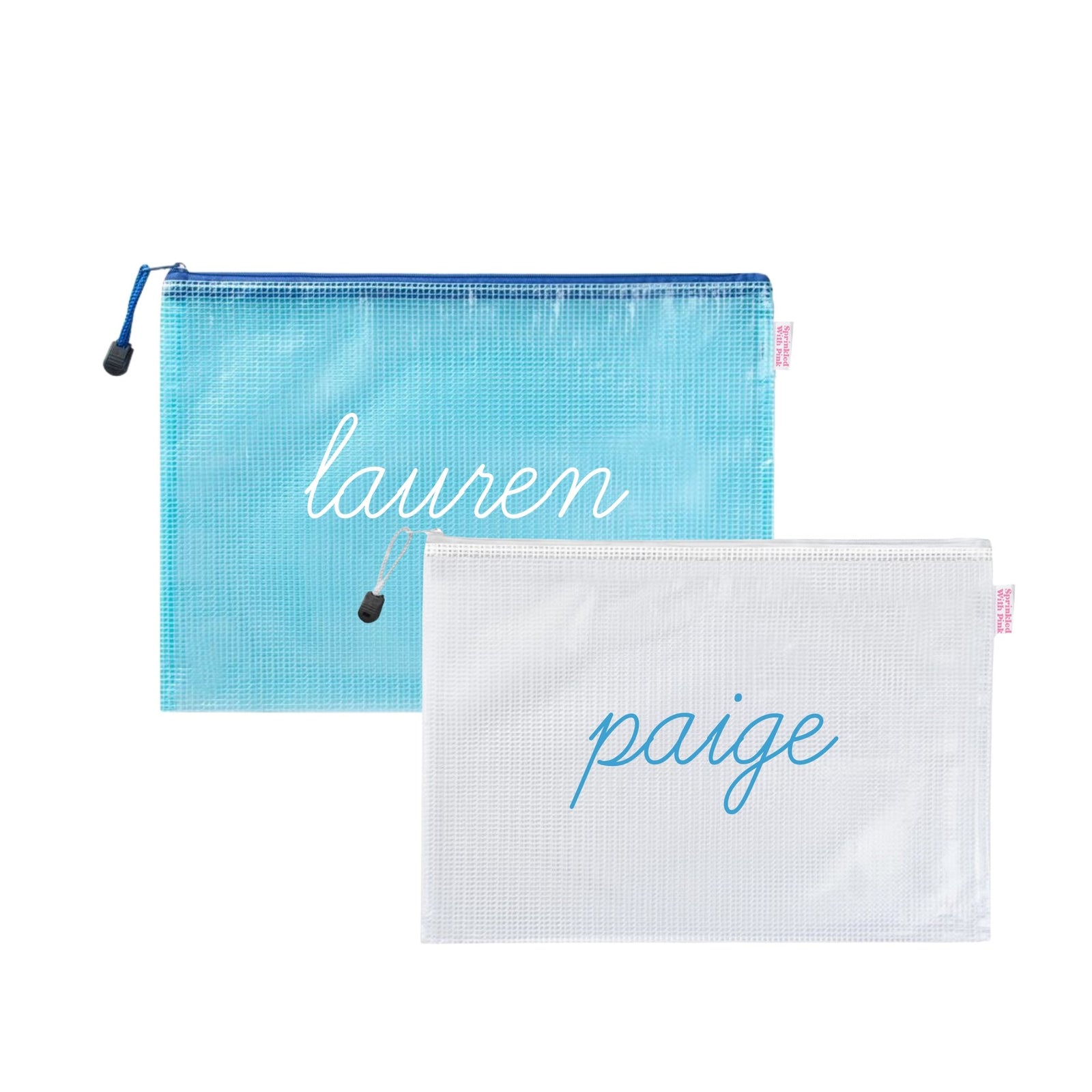 Cursive Custom Name Pool Bag