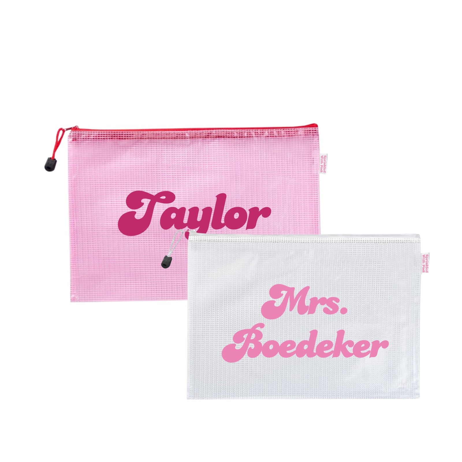 Retro Custom Name Pool Bag