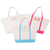 Embroidered Canvas Tote with Applique