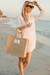 Printed Monogram Jute Carryall