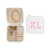 Printed Monogram Travel Jewelry Case